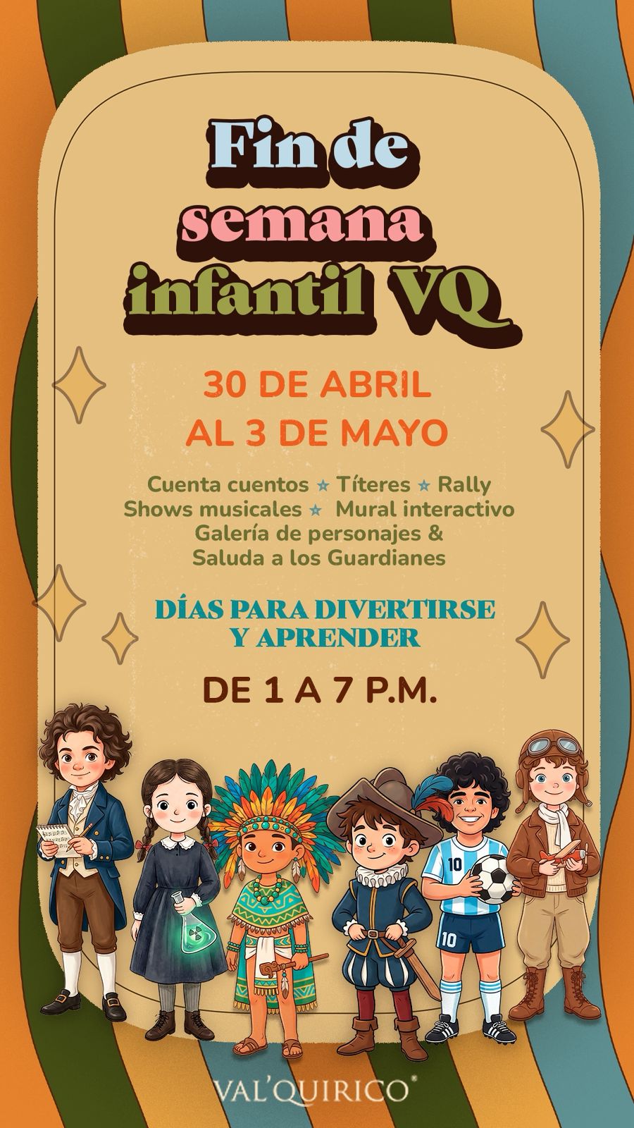 Val’Quirico se llena de magia y diversión en el Día de la Niñez